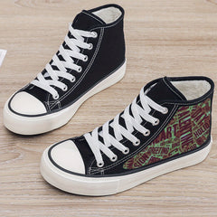 Plush Lined Thermal Chunky Canvas Sneakers