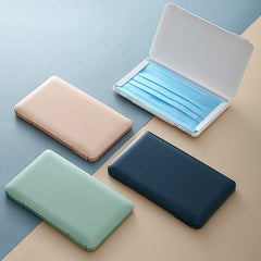 2pcs Mask Storage Box Waterproof Isolate Bacteria