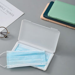 2pcs Mask Storage Box Waterproof Isolate Bacteria
