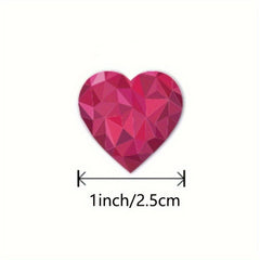 Love Stickers Roll Self-Adhesive Labels Sealing Stickers