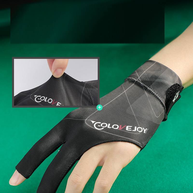 Breathable Three Finger Billiard Gloves Non-Slip Snooker Billiards