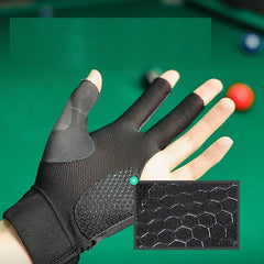 Breathable Three Finger Billiard Gloves Non-Slip Snooker Billiards