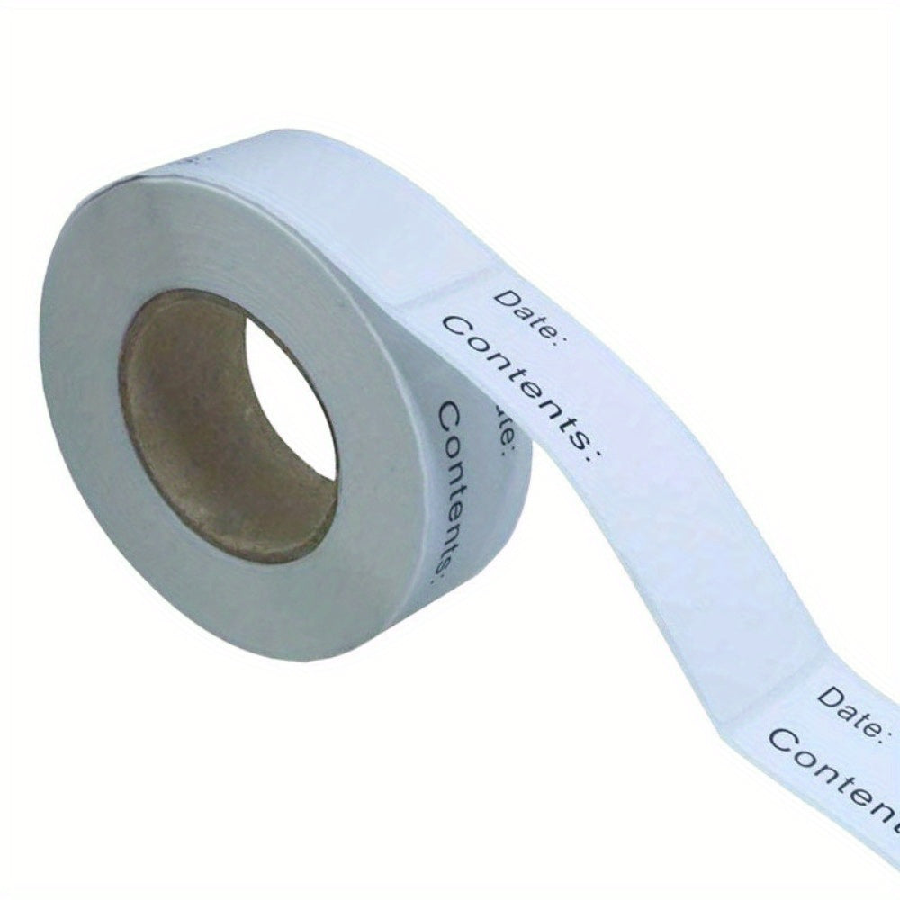 125pcs Dissolvable Food Labels Blank Labels For Food Containers