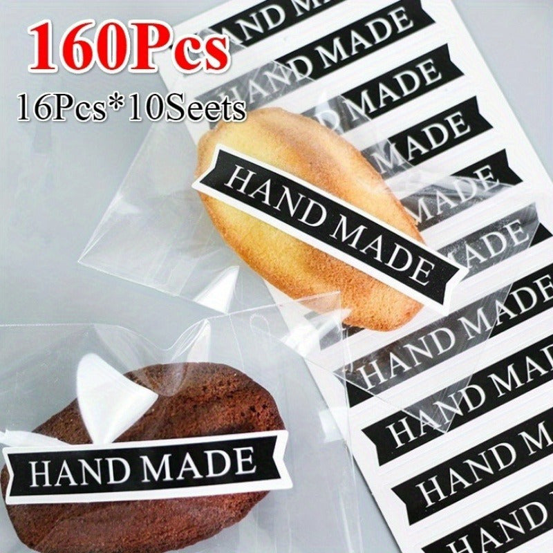 160pcs Baking Sealing Sticker Gift Packaging Label DIY