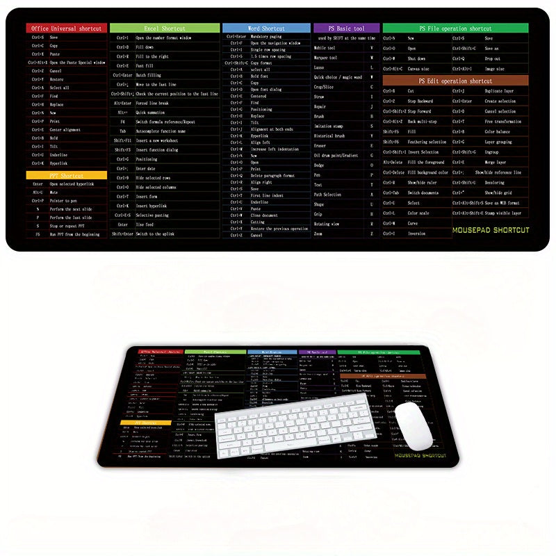 Non Slip Mouse Pad Desk Pad For Office Home School
