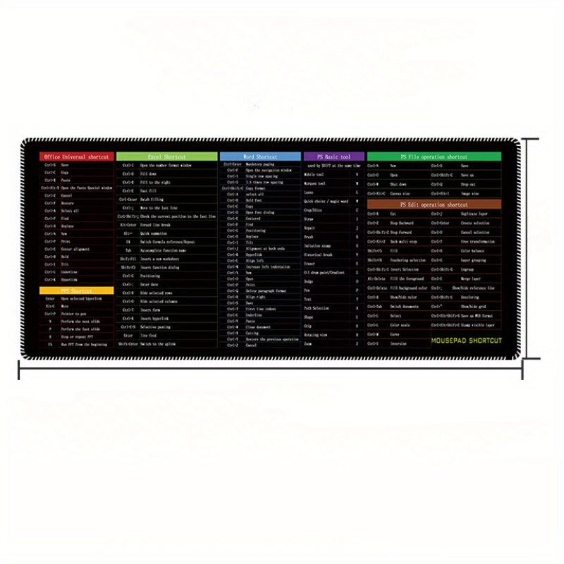 Non Slip Mouse Pad Desk Pad For Office Home School