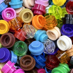 100pcs DIY Round Plate Pixel Art Kit Building Blocks for Kids