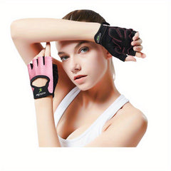 Half Finger Fitness Gloves Non slip Breathable Workout Gloves Hand Potection