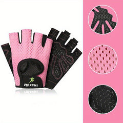Half Finger Fitness Gloves Non slip Breathable Workout Gloves Hand Potection
