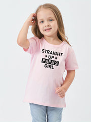 Papa's Girl Cotton T shirt for Girls