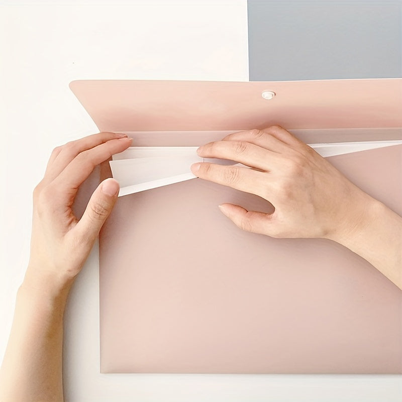 A4 Easy Button File Document Folder Organizer in 3 Colors