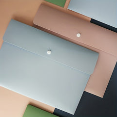 A4 Easy Button File Document Folder Organizer in 3 Colors