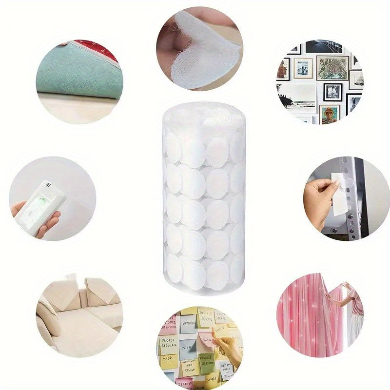 504pcs 252pairs 10mm Hook & Loop Fasteners Waterproof Tape