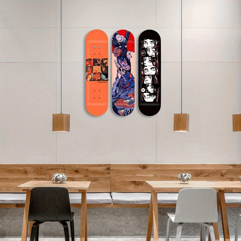 Wall Mounted Acrylic Skateboard Display Rack