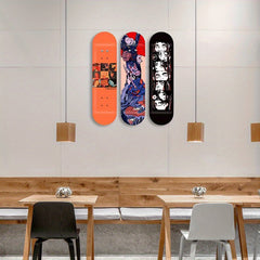 Wall Mounted Acrylic Skateboard Display Rack