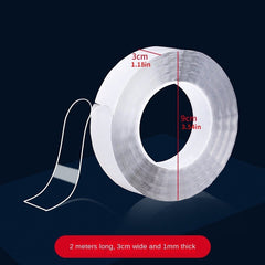 Removable Mount Nano Tape Strong Adhesive Washable Reusable Clear Tape