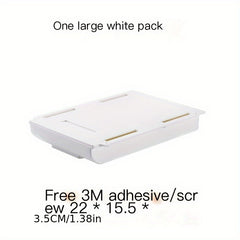4pcs Self Adhesive Pencil Tray Storage Box - Maximize Desk Space