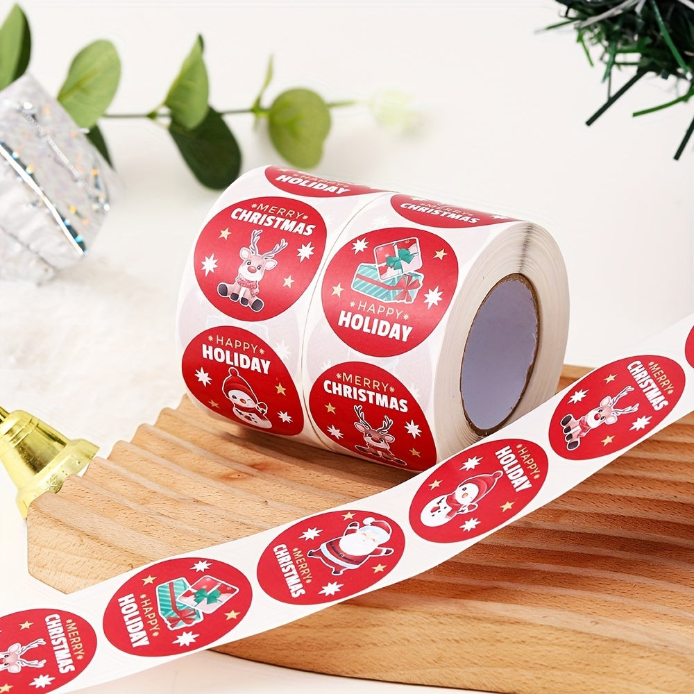 500pcs Snowman Christmas Sticker Sealing Decor Label