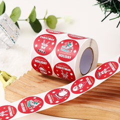 500pcs Snowman Christmas Sticker Sealing Decor Label