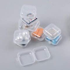30pcs Plastic Storage Boxes Transparent Containers for Small Items