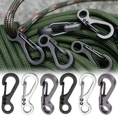 5pcs Mini Carabiner for Camping Survival Climbing Keychain Hooks