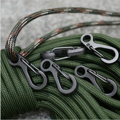 5pcs Mini Carabiner for Camping Survival Climbing Keychain Hooks
