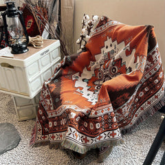 Vintage Bohemian Style Blanket Large Size