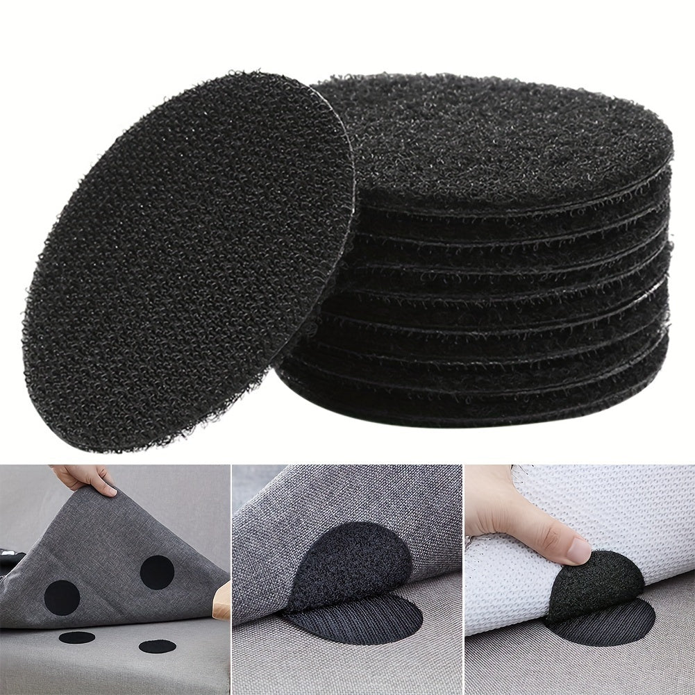 50 Heavy Duty Adhesive Hook And Loop Dots - Hang Pictures Rugs Securely