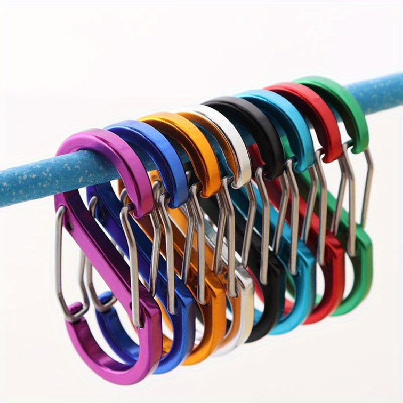 6pcs 50mm S Shaped 8 Shaped Buckle Fast Hanging Mountaineer