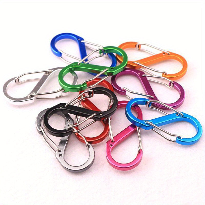 6pcs 50mm S Shaped 8 Shaped Buckle Fast Hanging Mountaineer
