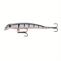 Sinking Bionic Minnow Lure Hard Bait w/ Treble Hook & Rattle Bead