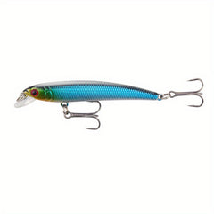 Sinking Bionic Minnow Lure Hard Bait w/ Treble Hook & Rattle Bead