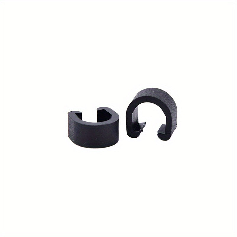 5pcs Bike Cable Clips with Metal U Clamps and C Clips