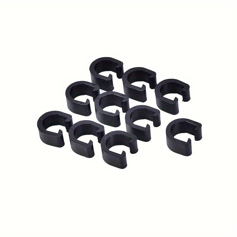 5pcs Bike Cable Clips with Metal U Clamps and C Clips