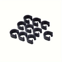 5pcs Bike Cable Clips with Metal U Clamps and C Clips