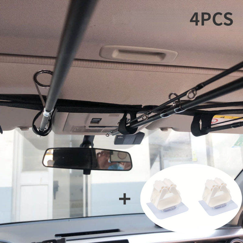 4pcs Car Fishing Rod Holder Heavy Duty Nylon Adjustable Holder Strap