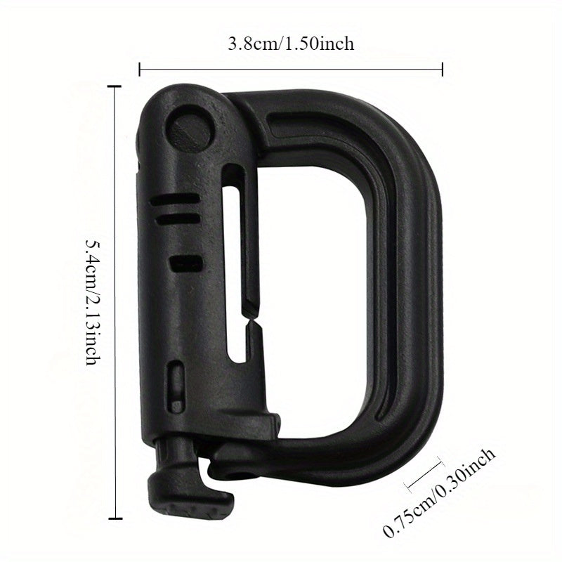 Press Type Switch D-shaped Buckles for Mountaineering Bags