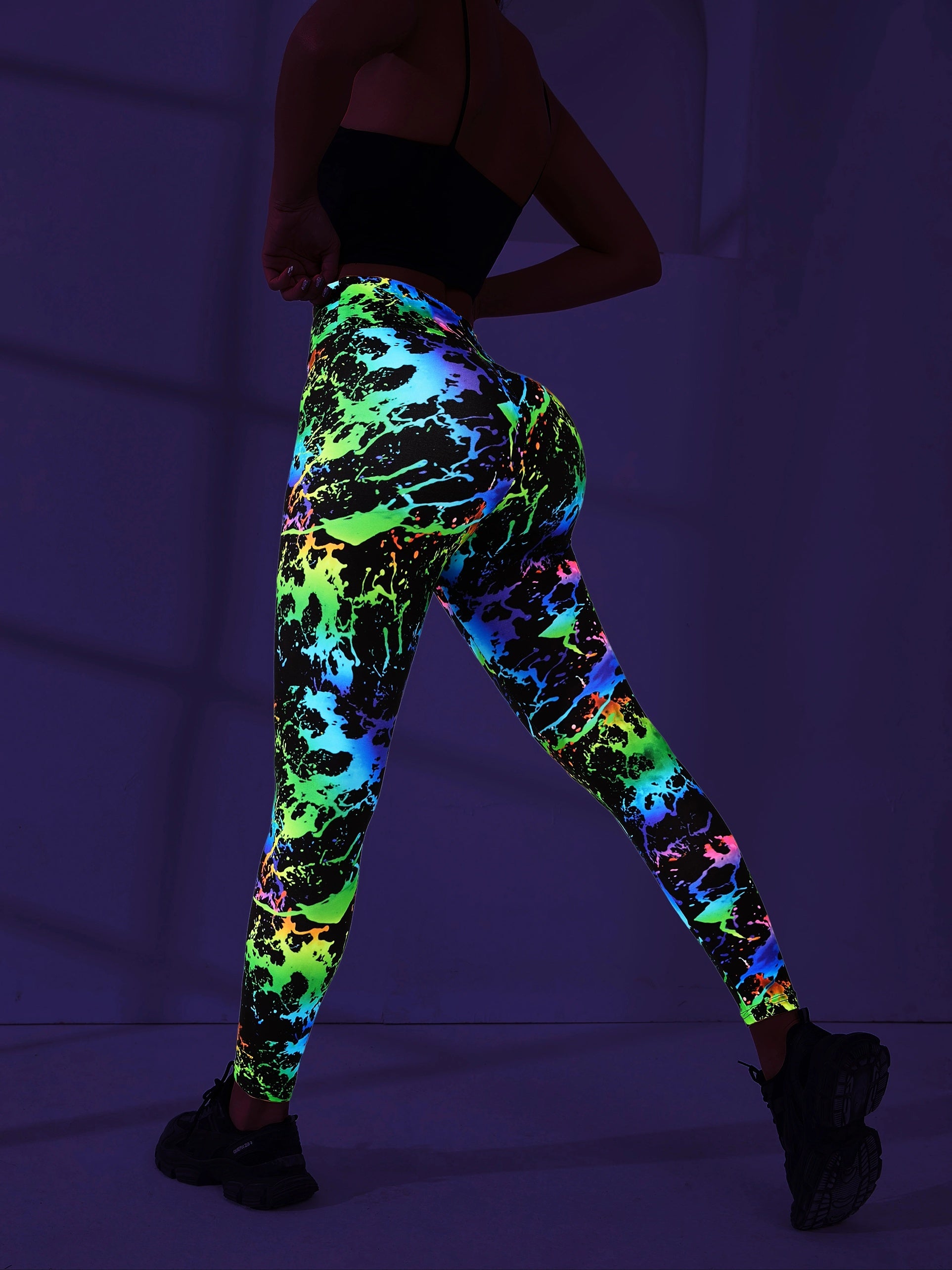 Quick Dry Seamless Leggings High Waist Running Workout Pants