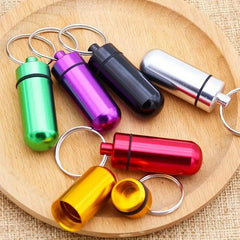Portable Aluminum Medicine Bottle Keeps Medication Secure