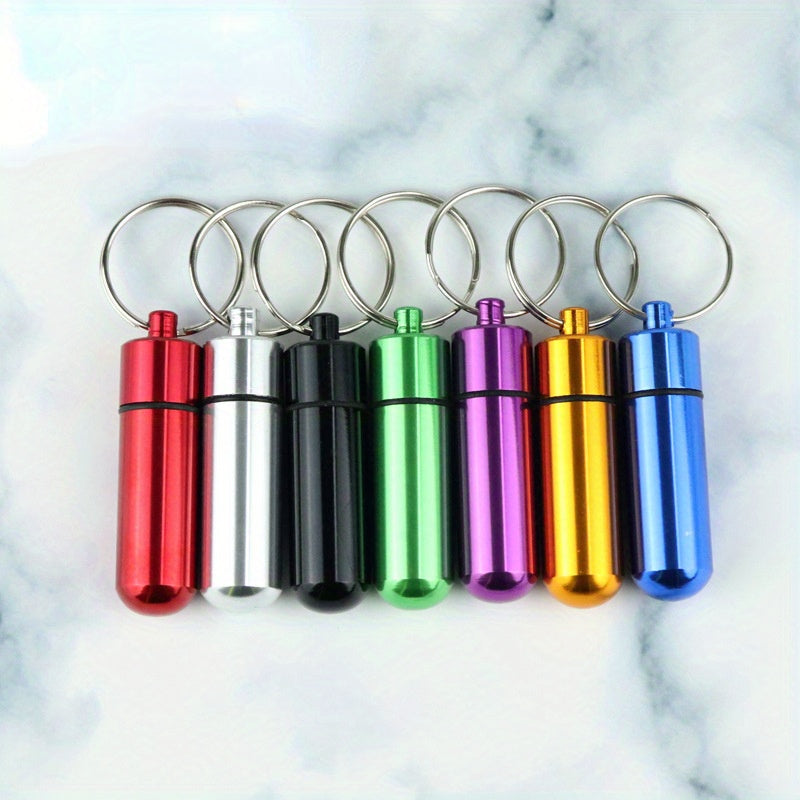 Portable Aluminum Medicine Bottle Keeps Medication Secure