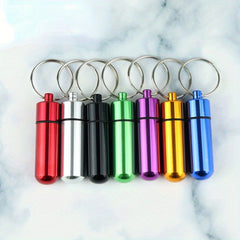 Portable Aluminum Medicine Bottle Keeps Medication Secure