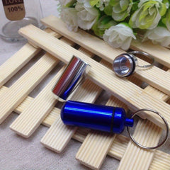 Portable Aluminum Medicine Bottle Keeps Medication Secure