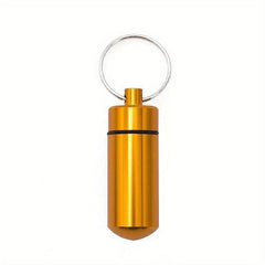 Portable Aluminum Medicine Bottle Keeps Medication Secure