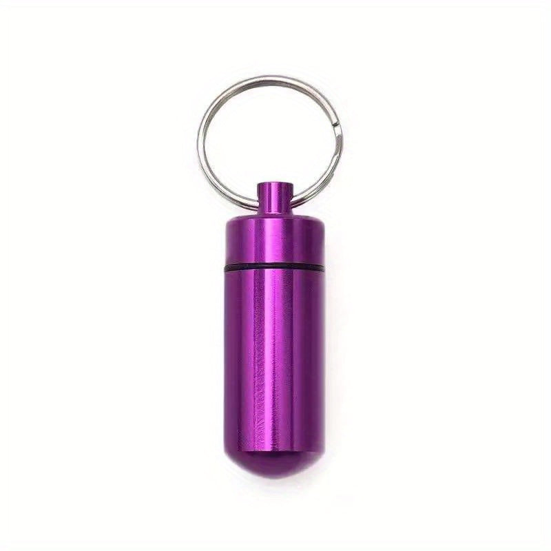 Portable Aluminum Medicine Bottle Keeps Medication Secure