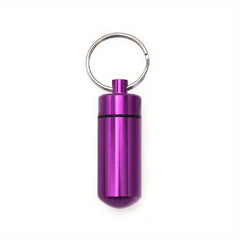 Portable Aluminum Medicine Bottle Keeps Medication Secure