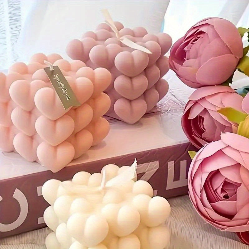 Handcrafted Heart Aromatherapy Candle for Weddings Birthdays