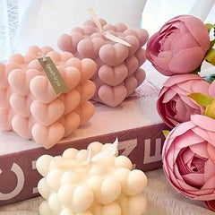 Handcrafted Heart Aromatherapy Candle for Weddings Birthdays