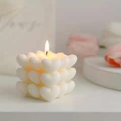 Handcrafted Heart Aromatherapy Candle for Weddings Birthdays