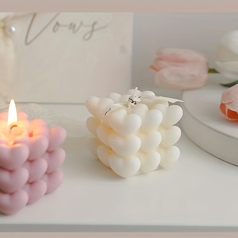 Handcrafted Heart Aromatherapy Candle for Weddings Birthdays