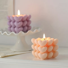 Handcrafted Heart Aromatherapy Candle for Weddings Birthdays